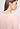 Close-up view of a women model wearing HA rosewater cotton L/SLV Pajama