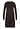 Front cutout view of HA dark mocha modal/viscose/tencel L/SLV Nightdress 100cm