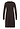 Back cutout view of HA dark mocha modal/viscose/tencel L/SLV Nightdress 100cm