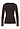 Back cutout view of HA dark mocha modal/viscose/tencel L/SLV Shirt