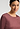 Close-up view of a women model wearing HA apple butter modal/viscose/tencel L/SLV Shirt