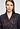 Close-up view of a women model wearing HA navy wildness cotton L/SLV Nightdress 90cm