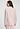 Back view of a women model wearing HA rose check cotton L/SLV Shirt