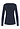 Back cutout view of HA deep navy cotton L/SLV Shirt