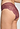 Close-up view of a women model wearing HA apple butter microfibre Midi Briefs