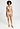 Full-body view of a women model wearing HA moonlight microfibre Thong