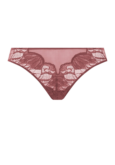 Front cutout view of HA apple butter microfibre Thong