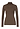 Front cutout view of HA natural teak wool Turtle-Neck Shirt