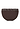 Back cutout view of HA dark mocha cotton Mini Briefs
