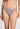 Front view of a women model wearing HA stormy rose cotton Mini Briefs
