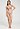 Full-body view of a women model wearing HA stormy rose cotton Mini Briefs