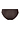 Back cutout view of HA dark mocha microfibre Mini Briefs