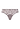 Front cutout view of HA stormy rose microfibre Mini Briefs