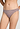 Front view of a women model wearing HA stormy rose microfibre Mini Briefs