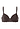 Front cutout view of HA dark mocha microfibre Padded Bra