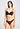 Front view of a women model wearing HA dark mocha microfibre Padded Bra