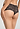 Back view of a women model wearing HA dark mocha microfibre Panty