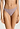 Front view of a women model wearing HA stormy rose microfibre Thong