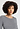 Close-up view of a women model wearing HA stone melange modal/viscose/tencel L/SLV Pajama