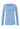 Front cutout view of HA bluebird melange modal/viscose/tencel L/SLV Shirt