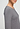 Close-up view of a women model wearing HA stone melange modal/viscose/tencel L/SLV Shirt