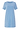 Front cutout view of HA bluebird melange modal/viscose/tencel S/SLV Nightdress 90cm