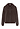 Front cutout view of HA dark mocha cotton Cardigan