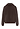 Back cutout view of HA dark mocha cotton Cardigan
