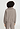 Back view of a women model wearing HA rose grey cotton Cardigan