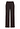 Front cutout view of HA dark mocha cotton Long Pants