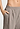 Close-up view of a women model wearing HA rose grey cotton Long Pants