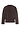 Back cutout view of HA dark mocha cotton Sweatshirt