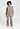 Full-body view of a women model wearing HA rose grey cotton Sweatshirt