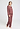 Full-body view of a women model wearing HA apple butter modal/viscose/tencel L/SLV Shirt