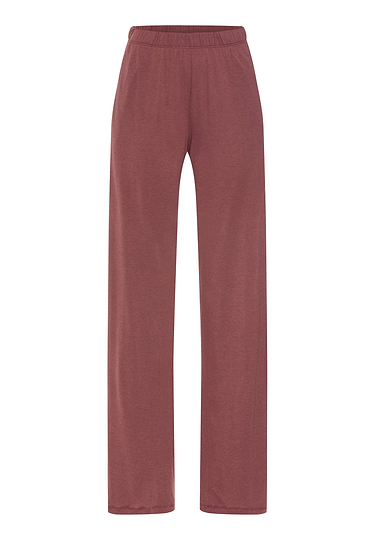 Front cutout view of HA apple butter modal/viscose/tencel Long Pants