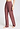 Front view of a women model wearing HA apple butter modal/viscose/tencel Long Pants