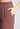 Close-up view of a women model wearing HA apple butter modal/viscose/tencel Long Pants