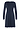 Front cutout view of HA deep navy cotton L/SLV Nightdress 100cm