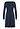 Back cutout view of HA deep navy cotton L/SLV Nightdress 100cm