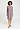 Front view of a women model wearing HA stormy rose cotton L/SLV Nightdress 100cm