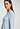 Close-up view of a women model wearing HA pastel sky cotton L/SLV Nightdress 100cm