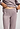 Close-up view of a women model wearing HA stormy rose cotton L/SLV Pajama