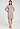 Front view of a women model wearing HA stormy rose cotton S/SLV Nightdress 95cm