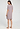 Back view of a women model wearing HA stormy rose cotton S/SLV Nightdress 95cm