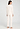 Back view of a women model wearing HA off white cotton L/SLV Pajama