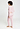 Back view of a women model wearing HA rose bath cotton L/SLV Pajama