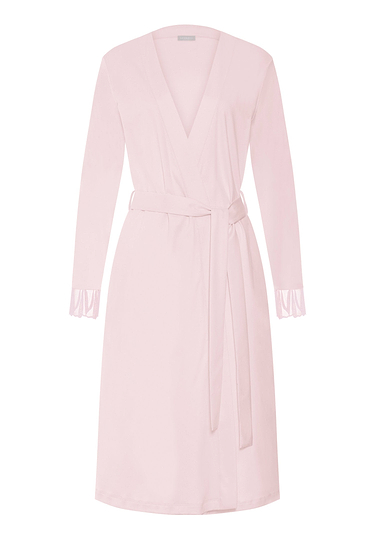 Front cutout view of HA rose bath cotton Robe 115cm