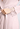Close-up view of a women model wearing HA rose bath cotton Robe 115cm