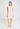 Front view of a women model wearing HA rose bath cotton Sleeveless Nightdress 90cm