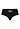 Front cutout view of HA black cotton Maxi Briefs